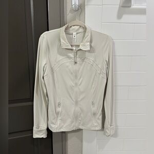 Lululemon Define Jacket Size 12 Color Bone